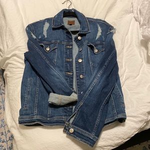 Joe’s distressed jean jacket